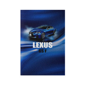 Обложка для паспорта матовая кожа с принтом Lexus GS F , натуральная матовая кожа | размер 19,3 х 13,7 см; прозрачные пластиковые крепления | Тематика изображения на принте: gs f | lexus | авто | автомобиль | лексус | машина | спорткар | тачка