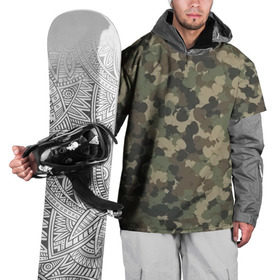 Накидка на куртку 3D с принтом Камуфляж с резиновыми уточками , 100% полиэстер |  | Тематика изображения на принте: 23 февраля | паттерн | утенок | утка | хаки