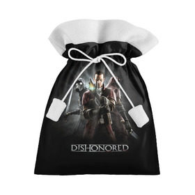 Подарочный 3D мешок с принтом Dishonored , 100% полиэстер | Размер: 29*39 см | Тематика изображения на принте: dishonored