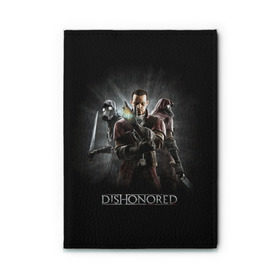 Обложка для автодокументов с принтом Dishonored , натуральная кожа |  размер 19,9*13 см; внутри 4 больших “конверта” для документов и один маленький отдел — туда идеально встанут права | dishonored