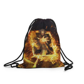 Рюкзак-мешок 3D с принтом The Witcher , 100% полиэстер | плотность ткани — 200 г/м2, размер — 35 х 45 см; лямки — толстые шнурки, застежка на шнуровке, без карманов и подкладки | witcher | ведьмак | геральт