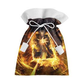 Подарочный 3D мешок с принтом The Witcher , 100% полиэстер | Размер: 29*39 см | witcher | ведьмак | геральт
