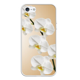Чехол для iPhone 5/5S матовый с принтом Orhid , Силикон | Область печати: задняя сторона чехла, без боковых панелей | Тематика изображения на принте: девушки | красота | орхидея | прелесть | цветы
