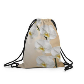 Рюкзак-мешок 3D с принтом Orhid , 100% полиэстер | плотность ткани — 200 г/м2, размер — 35 х 45 см; лямки — толстые шнурки, застежка на шнуровке, без карманов и подкладки | девушки | красота | орхидея | прелесть | цветы