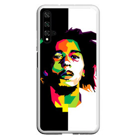 Чехол для Honor 20 с принтом Bob Marley , Силикон | Область печати: задняя сторона чехла, без боковых панелей | боб марли | поп арт