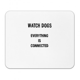 Коврик прямоугольный с принтом Watch Dogs , натуральный каучук | размер 230 х 185 мм; запечатка лицевой стороны | 