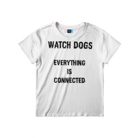 Детская футболка 3D с принтом Watch Dogs , 100% гипоаллергенный полиэфир | прямой крой, круглый вырез горловины, длина до линии бедер, чуть спущенное плечо, ткань немного тянется | 