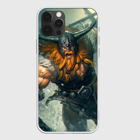 Чехол для iPhone 12 Pro Max с принтом Olaf , Силикон |  | league of legends | lol | olaf | viking | викинг | лига легенд | лол | олаф