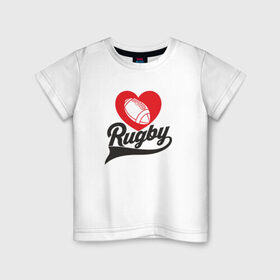 Детская футболка хлопок с принтом Rugby. Рэгби. , 100% хлопок | круглый вырез горловины, полуприлегающий силуэт, длина до линии бедер | america | brokenfinger | dotrugby | league | nails | rugby | rugbyunion | usa | womensrugby | медведь | мяч | регби | россия