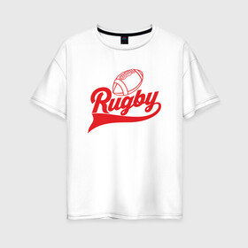 Женская футболка хлопок Oversize с принтом RUGBY , 100% хлопок | свободный крой, круглый ворот, спущенный рукав, длина до линии бедер
 | america | brokenfinger | dotrugby | league | nails | rugby | rugbyunion | usa | womensrugby | медведь | мяч | регби | россия