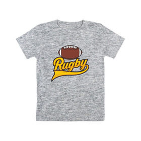 Детская футболка хлопок с принтом I love RUGBY , 100% хлопок | круглый вырез горловины, полуприлегающий силуэт, длина до линии бедер | america | brokenfinger | dotrugby | league | nails | rugby | rugbyunion | usa | womensrugby | медведь | мяч | регби | россия