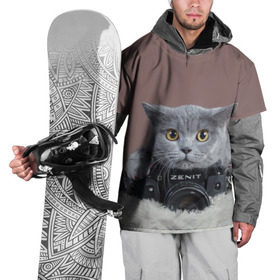 Накидка на куртку 3D с принтом Котик фотограф , 100% полиэстер |  | Тематика изображения на принте: кот | котик | кошка | объектив | фотоаппарат | фотограф