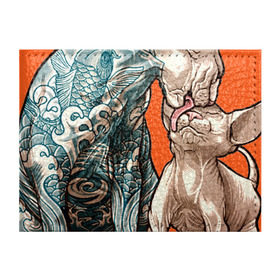 Обложка для студенческого билета с принтом Кошки , натуральная кожа | Размер: 11*8 см; Печать на всей внешней стороне | Тематика изображения на принте: дети | кисы | кот | котики | кошки | ласка | любовь | мама | мама и ребенок | мило | милота | сфинкс | татуировки | якудза.