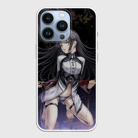 Чехол для iPhone 13 Pro с принтом Девушка с оружием ,  |  | Тематика изображения на принте: anime | beautiful | girl | guns | japanese | katana | night | sword | аниме | девушка | катана | красивая | меч | ночь | оружие | японский