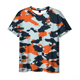 Мужская футболка 3D с принтом Asiimov camouflage , 100% полиэфир | прямой крой, круглый вырез горловины, длина до линии бедер | камуфляж | контр страйк | контра