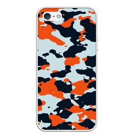 Чехол для iPhone 5/5S матовый с принтом Asiimov camouflage , Силикон | Область печати: задняя сторона чехла, без боковых панелей | камуфляж | контр страйк | контра