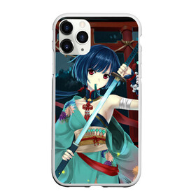 Чехол для iPhone 11 Pro Max матовый с принтом Девушка с оружием , Силикон |  | anime | beautiful | fantasy | girl | japanese | katana | kimono | look | pagoda | sword | warrior | weapon | аниме | взгляд | воин | девушка | катана | кимоно | красивая | меч | оружие | пагода | фантазия | японская