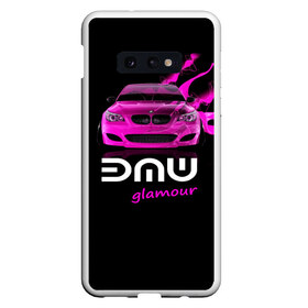 Чехол для Samsung S10E с принтом BMW glamour , Силикон | Область печати: задняя сторона чехла, без боковых панелей | bmw | m5 | pink | авто | автомобиль | бмв | гламур | машина | розовый | стиль | тачка | элита