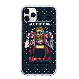 Чехол для iPhone 11 Pro матовый с принтом Rule the Streets , Силикон |  | bro | fashion | hipster | man | skate | street | style | swag | бро | мода | мужчина | очки | парень | свэг | скейт | стиль | хипстер