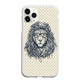 Чехол для iPhone 11 Pro матовый с принтом SWAG Lion , Силикон |  | animal | cat | hipster | king | lion | животное | зверь | король | лев | очки | хипстер