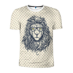 Мужская футболка 3D спортивная с принтом SWAG Lion , 100% полиэстер с улучшенными характеристиками | приталенный силуэт, круглая горловина, широкие плечи, сужается к линии бедра | Тематика изображения на принте: animal | cat | hipster | king | lion | животное | зверь | король | лев | очки | хипстер