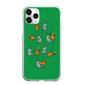 Чехол для iPhone 11 Pro матовый с принтом Боевая морковь , Силикон |  | animal | beast | karate | nature | rabbit | vegan | битва | бой | веган | вегетарианец | животное | зайка | зайчик | заяц | зверь | карате | кролик | морковь | овощ | природа