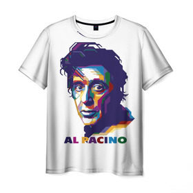 Мужская футболка 3D с принтом Al Pacino , 100% полиэфир | прямой крой, круглый вырез горловины, длина до линии бедер | Тематика изображения на принте: актёр | аль пачино | артист | звезда | кино | киноактёр | кинозвезда | кинофильм | роль