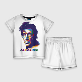 Детский костюм с шортами 3D с принтом Al Pacino ,  |  | Тематика изображения на принте: актёр | аль пачино | артист | звезда | кино | киноактёр | кинозвезда | кинофильм | роль