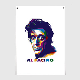 Постер с принтом Al Pacino , 100% бумага
 | бумага, плотность 150 мг. Матовая, но за счет высокого коэффициента гладкости имеет небольшой блеск и дает на свету блики, но в отличии от глянцевой бумаги не покрыта лаком | актёр | аль пачино | артист | звезда | кино | киноактёр | кинозвезда | кинофильм | роль