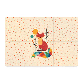 Магнитный плакат 3Х2 с принтом Осенняя лисичка , Полимерный материал с магнитным слоем | 6 деталей размером 9*9 см | animal | beast | cat | fox | kitty | nature | orange | животное | зверь | кот | котик | кошка | лиса | лисичка | оранжевая | осень | природа