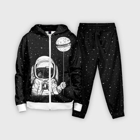 Детский костюм 3D с принтом Астронавт с шариком ,  |  | astronaut | cosmonaut | cosmos | dead | galaxy | moon | planet | space | star | universe | астронавт | вселенная | галактика | звезды | космонавт | космос | луна | планета | шарик