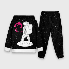 Детский костюм 3D (с толстовкой) с принтом Космическая струя ,  |  | astronaut | cosmonaut | cosmos | galaxy | planet | space | star | universe | астронавт | вселенная | галактика | гравитация | звезды | космонавт | космос | планета | прикол