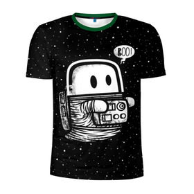 Мужская футболка 3D спортивная с принтом Космонавт привидение , 100% полиэстер с улучшенными характеристиками | приталенный силуэт, круглая горловина, широкие плечи, сужается к линии бедра | astronaut | cosmonaut | cosmos | galaxy | ghost | space | star | universe | астронавт | вселенная | галактика | гравитация | звезды | космонавт | космос | метеор | планета | привидение