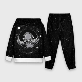 Детский костюм 3D (с толстовкой) с принтом Черная дыра ,  |  | astronaut | cosmonaut | cosmos | galaxy | meteor | moon | planet | space | star | universe | астронавт | бесконечность | вселенная | галактика | космонавт | космос | черная дыра