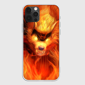 Чехол для iPhone 12 Pro Max с принтом Fire Wolf , Силикон |  | league of legends | lol | warwick | wolf | варвик | волк | лига легенд | лол