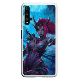 Чехол для Honor 20 с принтом Zyra , Силикон | Область печати: задняя сторона чехла, без боковых панелей | league of legends | lol | zyra | зайра | лига легенд | лол