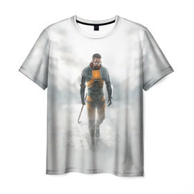 Мужская футболка 3D с принтом Half - life , 100% полиэфир | прямой крой, круглый вырез горловины, длина до линии бедер | half | life | гордон | фримен | хедкраб