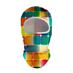 Балаклава 3D с принтом Multicolour , 100% полиэстер, ткань с особыми свойствами — Activecool | плотность 150–180 г/м2; хорошо тянется, но при этом сохраняет форму. Закрывает шею, вокруг отверстия для глаз кайма. Единый размер | 