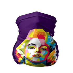 Бандана-труба 3D с принтом Marilyn Monroe , 100% полиэстер, ткань с особыми свойствами — Activecool | плотность 150‒180 г/м2; хорошо тянется, но сохраняет форму | marilyn monroe | актриса | звезда | кино | мэрилин монро | певица