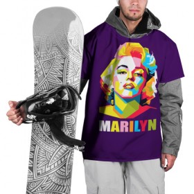 Накидка на куртку 3D с принтом Marilyn Monroe , 100% полиэстер |  | Тематика изображения на принте: marilyn monroe | актриса | звезда | кино | мэрилин монро | певица