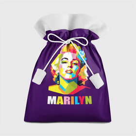 Подарочный 3D мешок с принтом Marilyn Monroe , 100% полиэстер | Размер: 29*39 см | Тематика изображения на принте: marilyn monroe | актриса | звезда | кино | мэрилин монро | певица