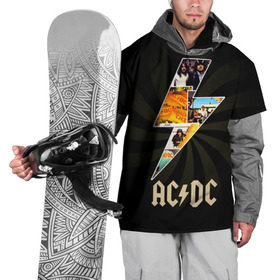 Накидка на куртку 3D с принтом AC/DC 7 , 100% полиэстер |  | 