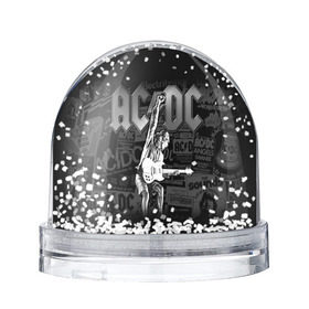 Снежный шар с принтом AC/DC 6 , Пластик | Изображение внутри шара печатается на глянцевой фотобумаге с двух сторон | 