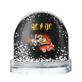 Снежный шар с принтом AC/DC 5 , Пластик | Изображение внутри шара печатается на глянцевой фотобумаге с двух сторон | 