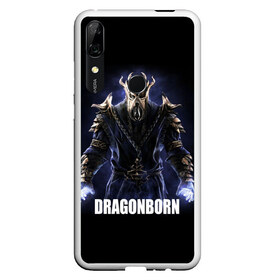 Чехол для Honor P Smart Z с принтом Dragonborn , Силикон | Область печати: задняя сторона чехла, без боковых панелей | game | the elder scrolls v: skyrim | драконорожденный | игра | игрок