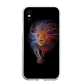 Чехол для iPhone XS Max матовый с принтом Лев , Силикон | Область печати: задняя сторона чехла, без боковых панелей | lion | львица | хищник