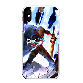 Чехол для iPhone XS Max матовый с принтом Devil May Cry , Силикон | Область печати: задняя сторона чехла, без боковых панелей | devil | данте | дьявол | слэшер