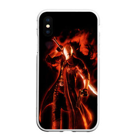 Чехол для iPhone XS Max матовый с принтом Devil May Cry , Силикон | Область печати: задняя сторона чехла, без боковых панелей | devil | данте | дьявол | слэшер