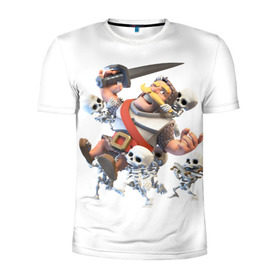 Мужская футболка 3D спортивная с принтом Clash Royale , 100% полиэстер с улучшенными характеристиками | приталенный силуэт, круглая горловина, широкие плечи, сужается к линии бедра | clash royale