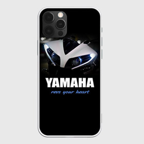 Чехол для iPhone 12 Pro Max с принтом Yamaha , Силикон |  | Тематика изображения на принте: yamaha | yzf | байк | байкер | мото | мотоцикл | мотоциклист | ямаха